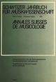 Schweizer Jahrbuch für Musikwissenschaft- Annales Suisses de Musicologie- Annuario Svizzero di Musicologia: Neue Folge / Nouvelle Série / Nuova Serie- ... / Neue Folge / Nouvelle Série / Nuova Serie)