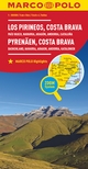MARCO POLO Regionalkarte Pyrenäen, Costa Brava 1:300.000: Baskenland, Navarra, Aragon, Andorra, Katalonien