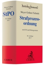 Strafprozessordnung - Meyer-Goßner, Lutz; Schmitt, Bertram