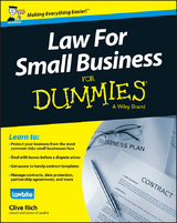 Law for Small Business For Dummies - UK -  Clive Rich