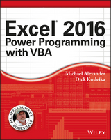 Excel 2016 Power Programming with VBA -  Michael Alexander,  Richard Kusleika