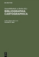 Bibliographia Cartographica / 1984 - Lothar Zögner;  Staatsbibliothek Preussischer Kulturbesitz
