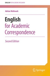 English for Academic Correspondence -  Adrian Wallwork