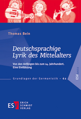 Deutschsprachige Lyrik des Mittelalters - Thomas Bein