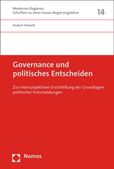 Governance und politisches Entscheiden - Hubert Heinelt