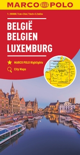 MARCO POLO Regionalkarte Belgien, Luxemburg 1:200.000 - 