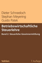 Betriebswirtschaftliche Steuerlehre Band 2: Steuerliche Gewinnermittlung - Dieter Schneeloch, Stephan Meyering, Guido Patek