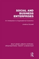 Social and Business Enterprises - Jonathan Boswell