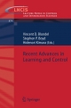 Recent Advances in Learning and Control - Vincent D. Blondel;  Stephen P. Boyd;  Hidenori Kimura