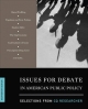 Issues for Debate in American Public Policy - Cq Researcher