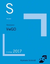 Skript VwGO - Horst Wüstenbecker