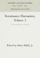Renaissance Humanism - Albert Rabil