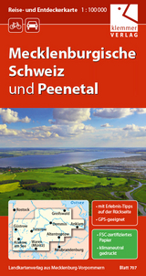 Reise- und Entdeckerkarte Mecklenburgische Schweiz und Peenetal - 