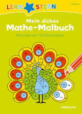 LERNSTERN Mein dickes Mathe-Malbuch Rechnen bis 100/ Einmaleins - Sabine Schwertführer