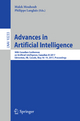 Advances in Artificial Intelligence - Malek Mouhoub; Philippe Langlais