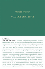 Welt, Erde und Mensch, deren Wesen und Entwickelung sowie ihre Spiegelung in dem Zusammenhang zwischen ägyptischem Mythos und gegenwärtiger Kultur - Rudolf Steiner