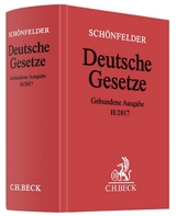 Deutsche Gesetze Gebundene Ausgabe II/2017 - Schönfelder, Heinrich