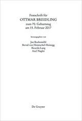 Festschrift für Ottmar Breidling zum 70. Geburtstag am 15. Februar 2017 - 