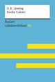 Emilia Galotti von Gotthold Ephraim Lessing: Reclam Lektüreschlüssel XL: Lektüreschlüssel mit Inhaltsangabe, Interpretation, Prüfungsaufgaben mit Lösu
