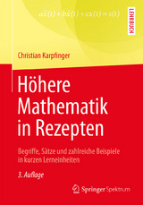Höhere Mathematik in Rezepten - Karpfinger, Christian