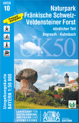 UK50-10 Naturpark Fränkische Schweiz-Veldensteiner Forst, nördl.Teil - Breitband und Vermessung Landesamt für Digitalisierung  Bayern