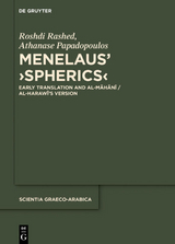 Menelaus' ›Spherics‹ - Roshdi Rashed, Athanase Papadopoulos