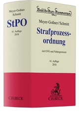 Strafprozessordnung - Lutz Meyer-Goßner, Bertram Schmitt