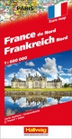 Frankreich Nord 1 : 600 000: Strassenkarte. Transit. Index. (Euro Map)