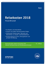 Reisekosten 2018 - Deck, Wolfgang