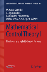 Mathematical Control Theory I - 