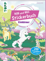 Das Hin-und-weg-Stickerbuch. Einhörner -  Frechverlag