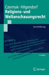 Religions- und Weltanschauungsrecht - Czermak, Gerhard; Hilgendorf, Eric
