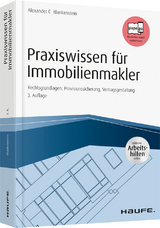 Praxiswissen für Immobilienmakler - inkl. Arbeitshilfen online - Blankenstein, Alexander C.