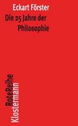 Die 25 Jahre der Philosophie - Förster, Eckart