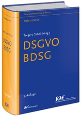 DSGVO - BDSG - Jürgen Taeger, Detlev Gabel