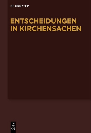 Entscheidungen in Kirchensachen seit 1946 / 1.1.-31.12.2006 - Carl J. Hering; Hubert Lentz; Stefan Muckel; Manfred Baldus