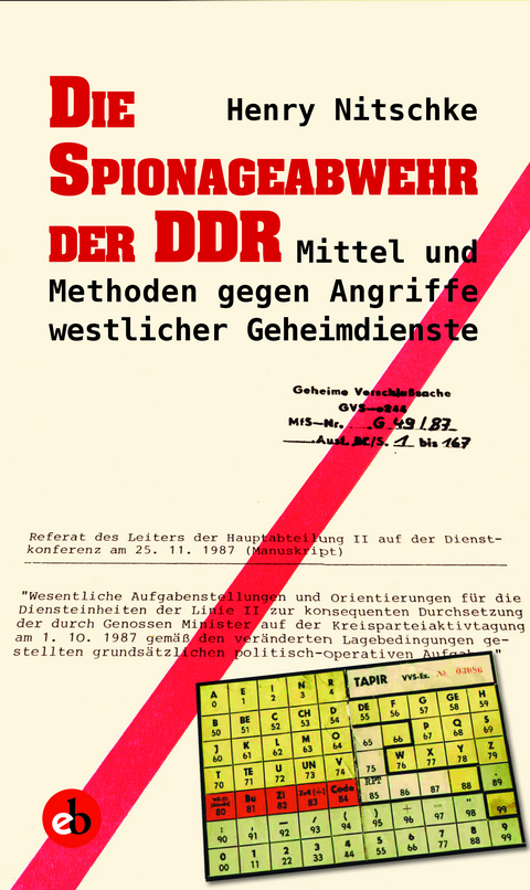 Die Spionageabwehr der DDR - Henry Nitschke