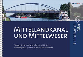 BinnenKarten Atlas 6 | Mittellandkanal und Mittelweser - 