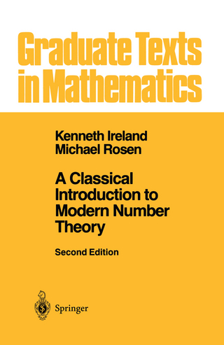 A Classical Introduction to Modern Number Theory - Kenneth Ireland; Michael Rosen