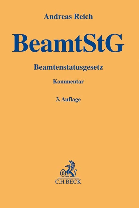 Beamtenstatusgesetz von Andreas Reich | ISBN 978-3-406-71819-9 ...