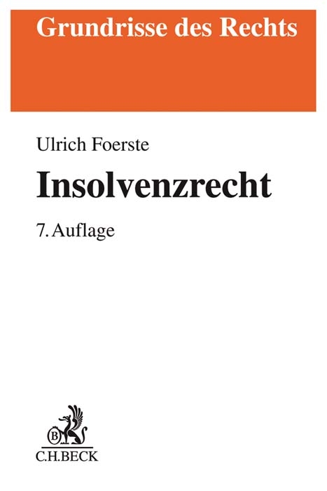 Insolvenzrecht - Ulrich Foerste