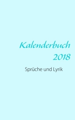 Kalenderbuch 2018 - 