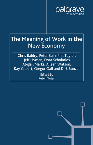 The Meaning of Work in the New Economy - C. Baldry; P. Bain; P. Taylor; J. Hyman; D. Scholarios