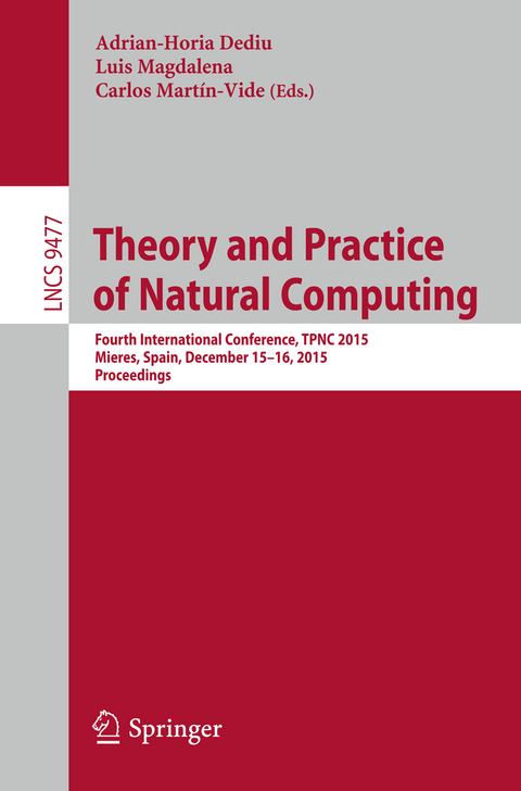Theory and Practice of Natural Computing - 