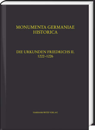 Die Urkunden Friedrichs II.