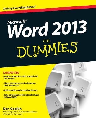 Word 2013 For Dummies - Dan Gookin