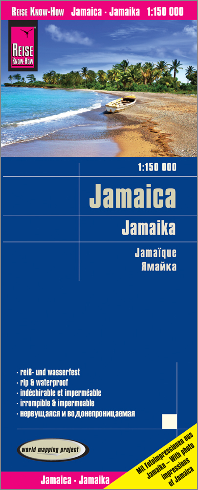 Reise Know-How Landkarte Jamaika / Jamaica (1:150.000) - Reise Know-How Verlag Peter Rump