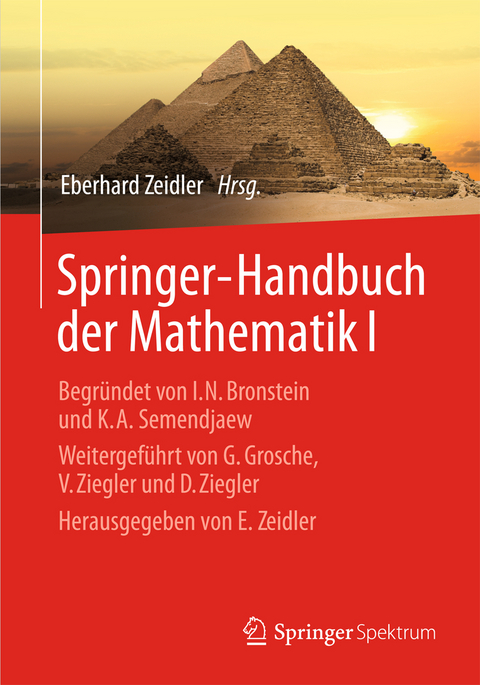 Springer-Handbuch der Mathematik I - 
