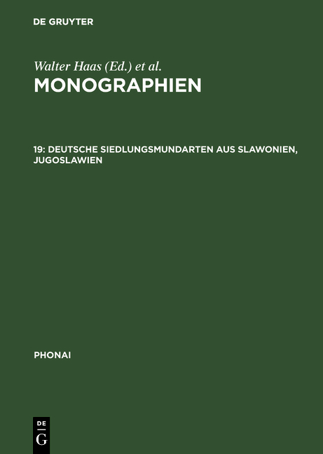 Phonai: Monographien 10