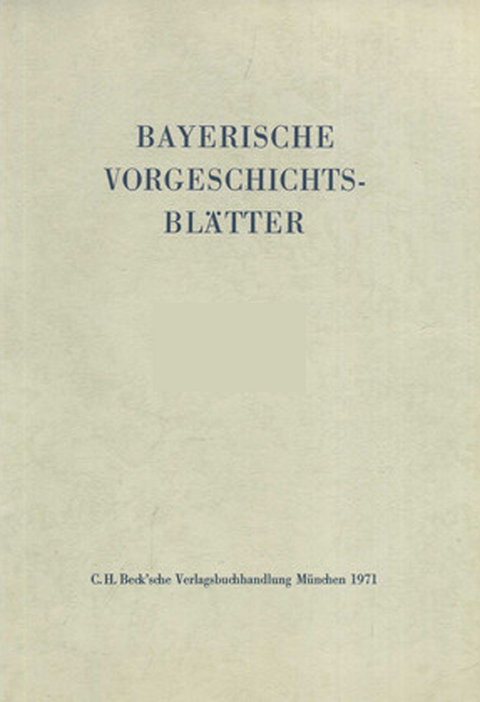 Bayerische Vorgeschichtsblätter 2011
